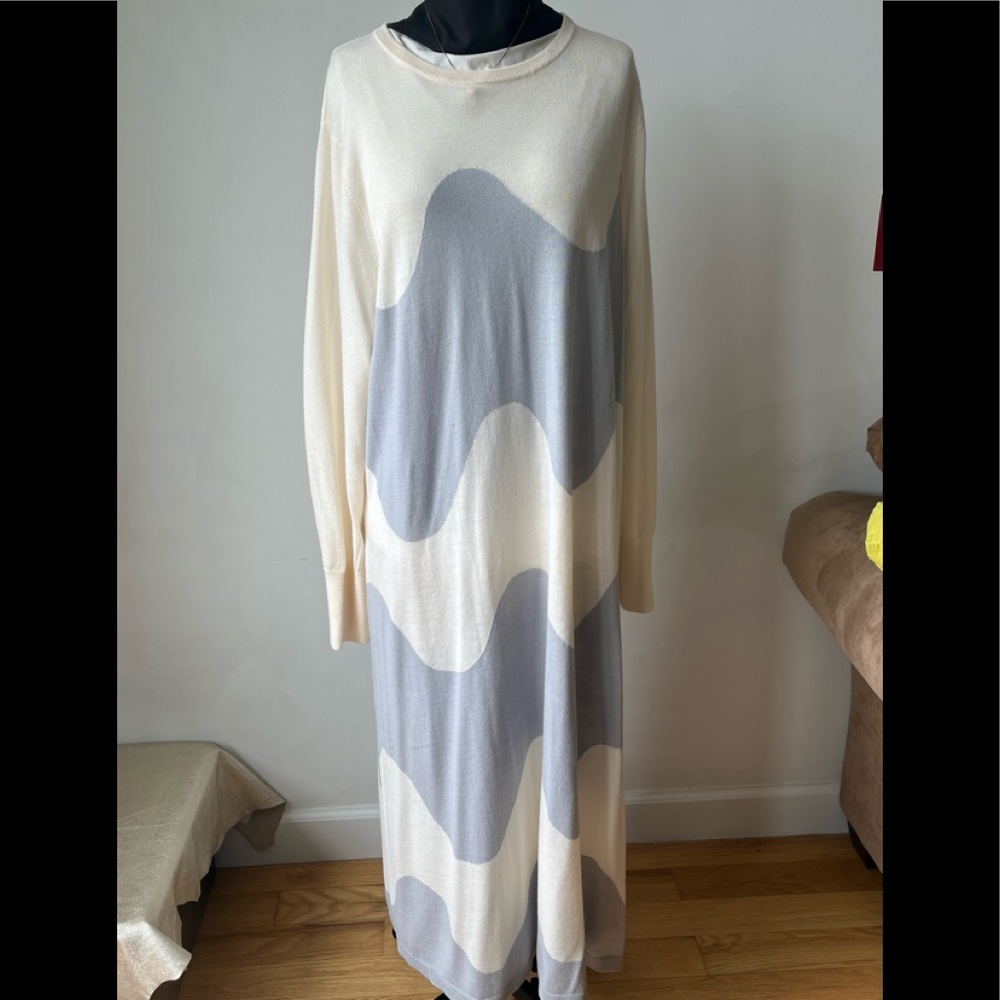 Uniqlo X Marimekko Merino Blend A Line Dress